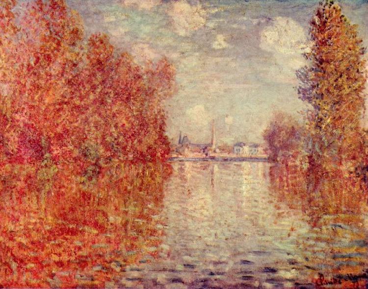 Claude Monet Herbst in Argenteuil Germany oil painting art